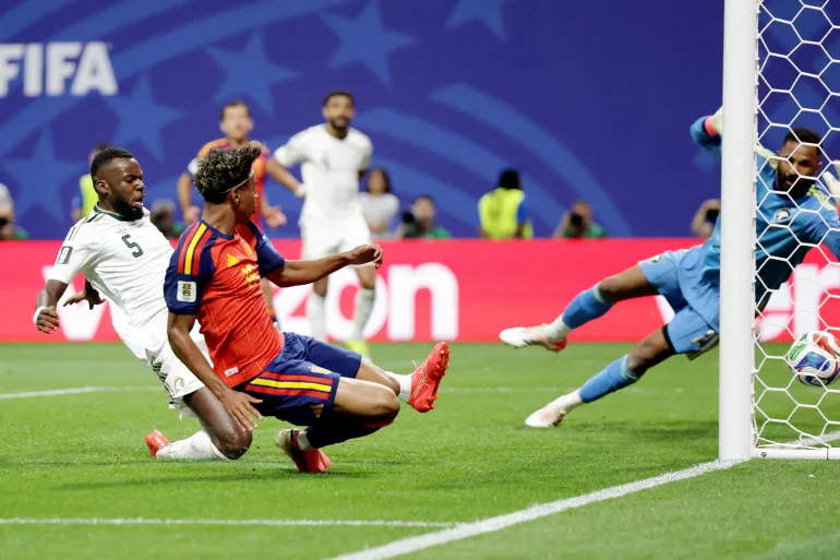 Lamine Yamal scores first World Cup goal as Spain thrash Saudi Arabia